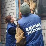 Волонтёры «Единой России» продолжают помогать в восстановлении жилых домов и соцобъектов в Курском приграничье