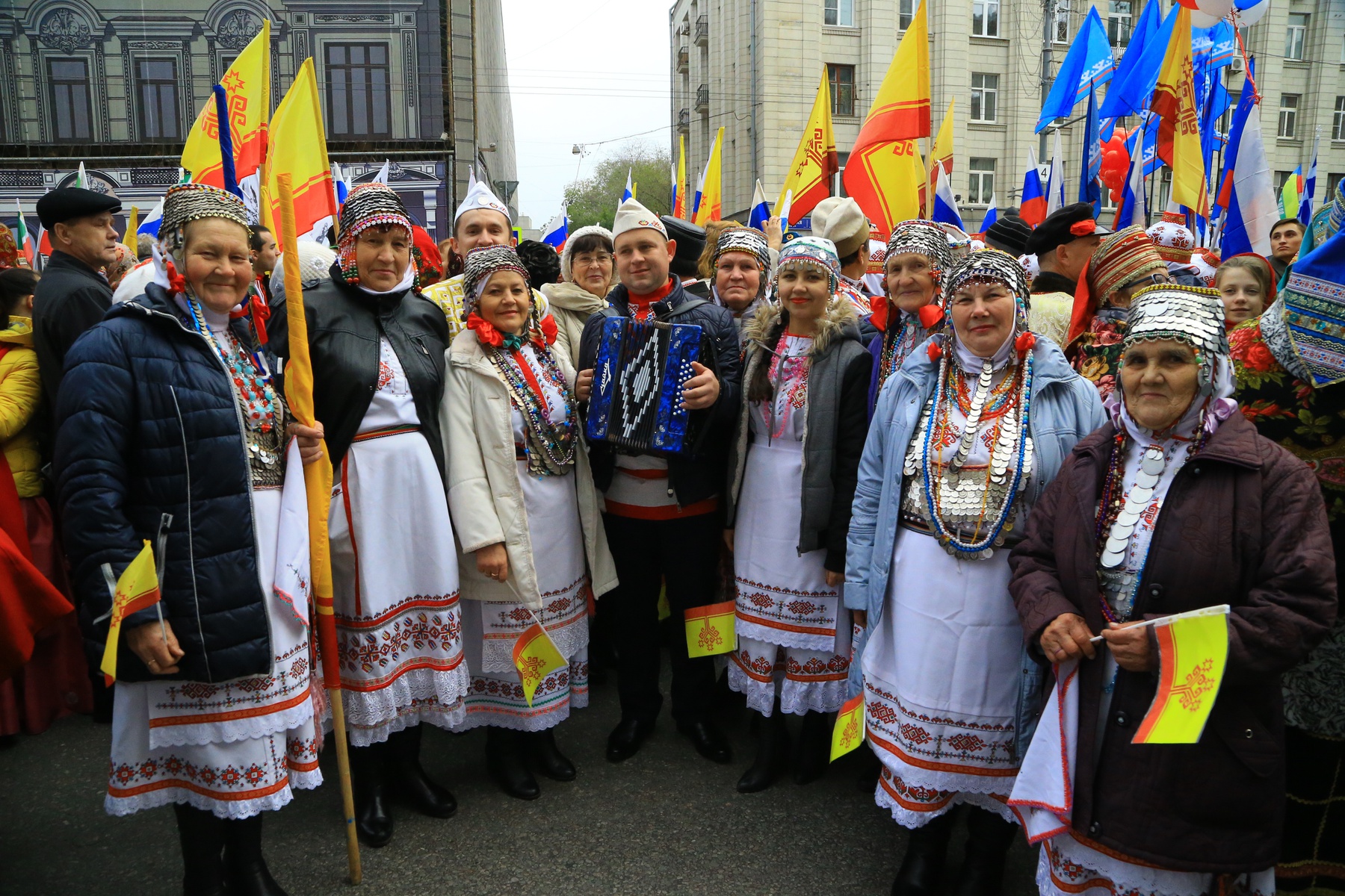 Шествие и митинг «Мы едины» в честь Дня народного единства в Москве