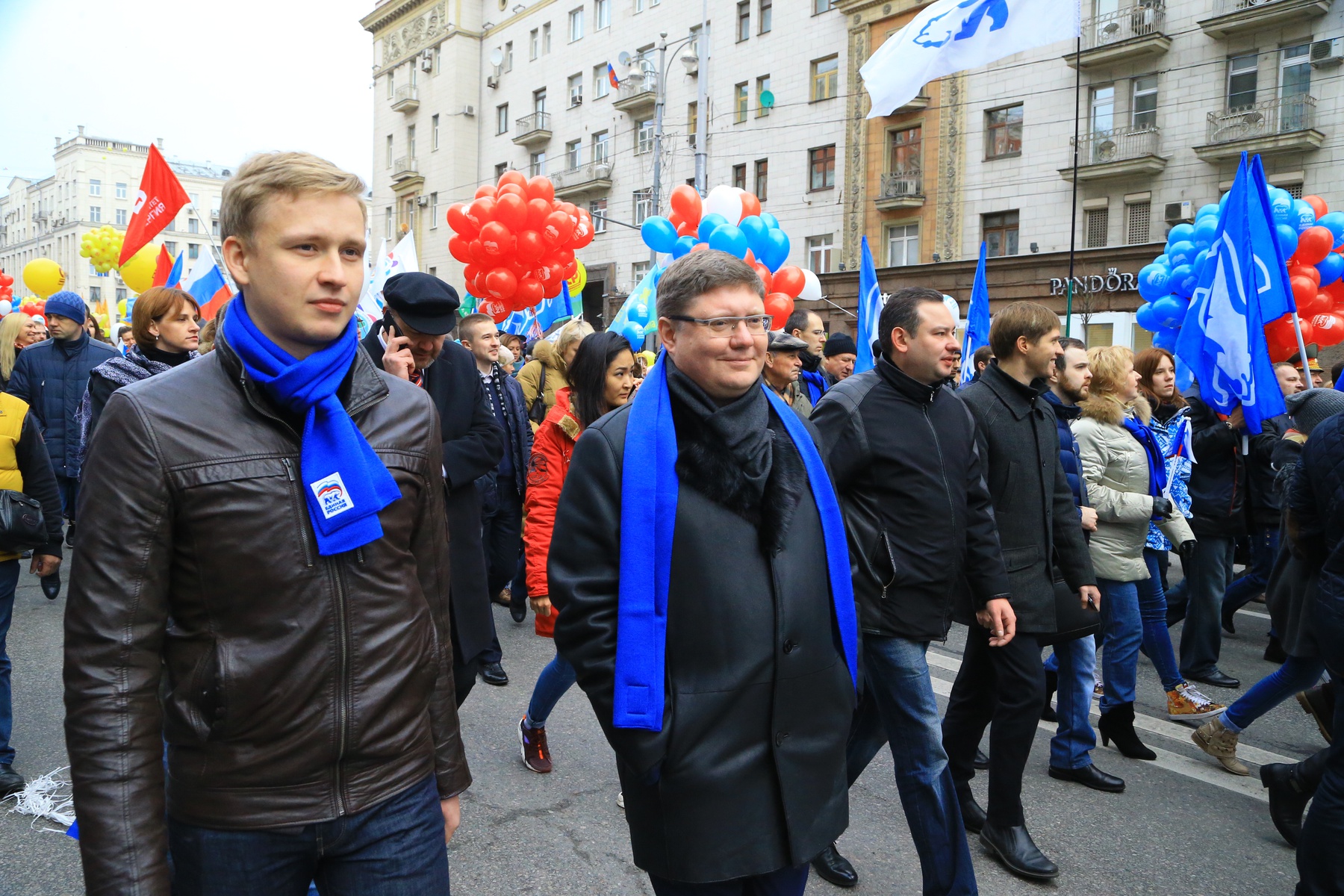 Шествие и митинг «Мы едины» в честь Дня народного единства в Москве