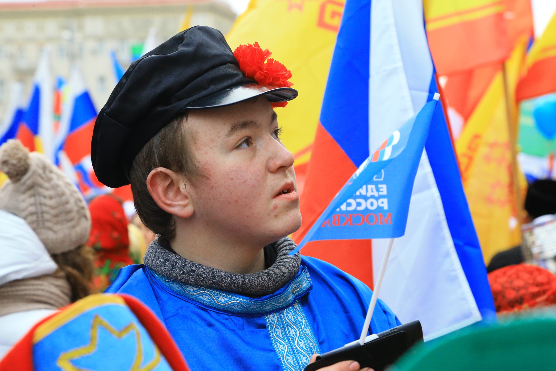 Шествие и митинг «Мы едины» в честь Дня народного единства в Москве