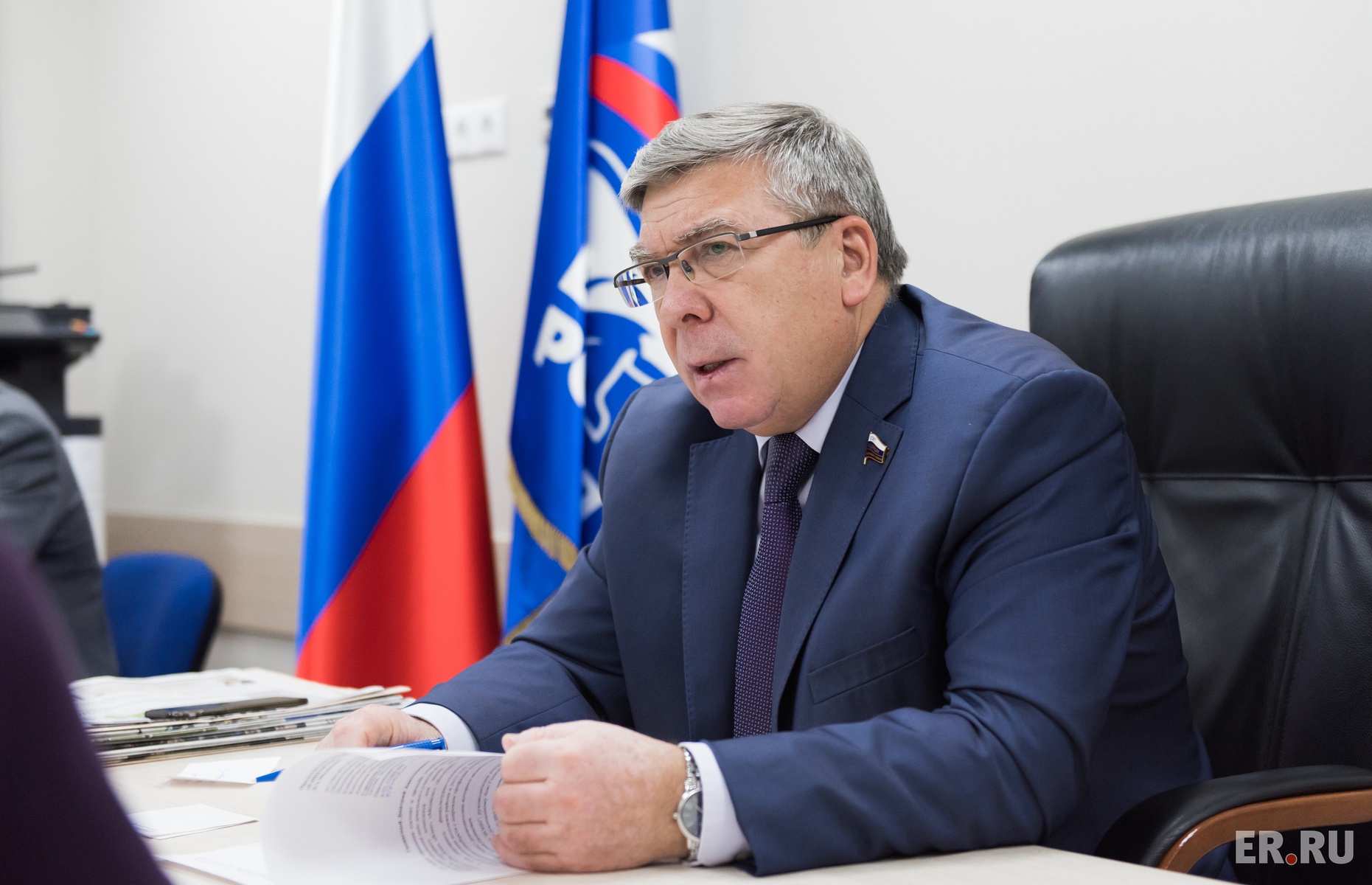   Валерий Рязанский провел прием граждан в Центральной общественной приемной Партии