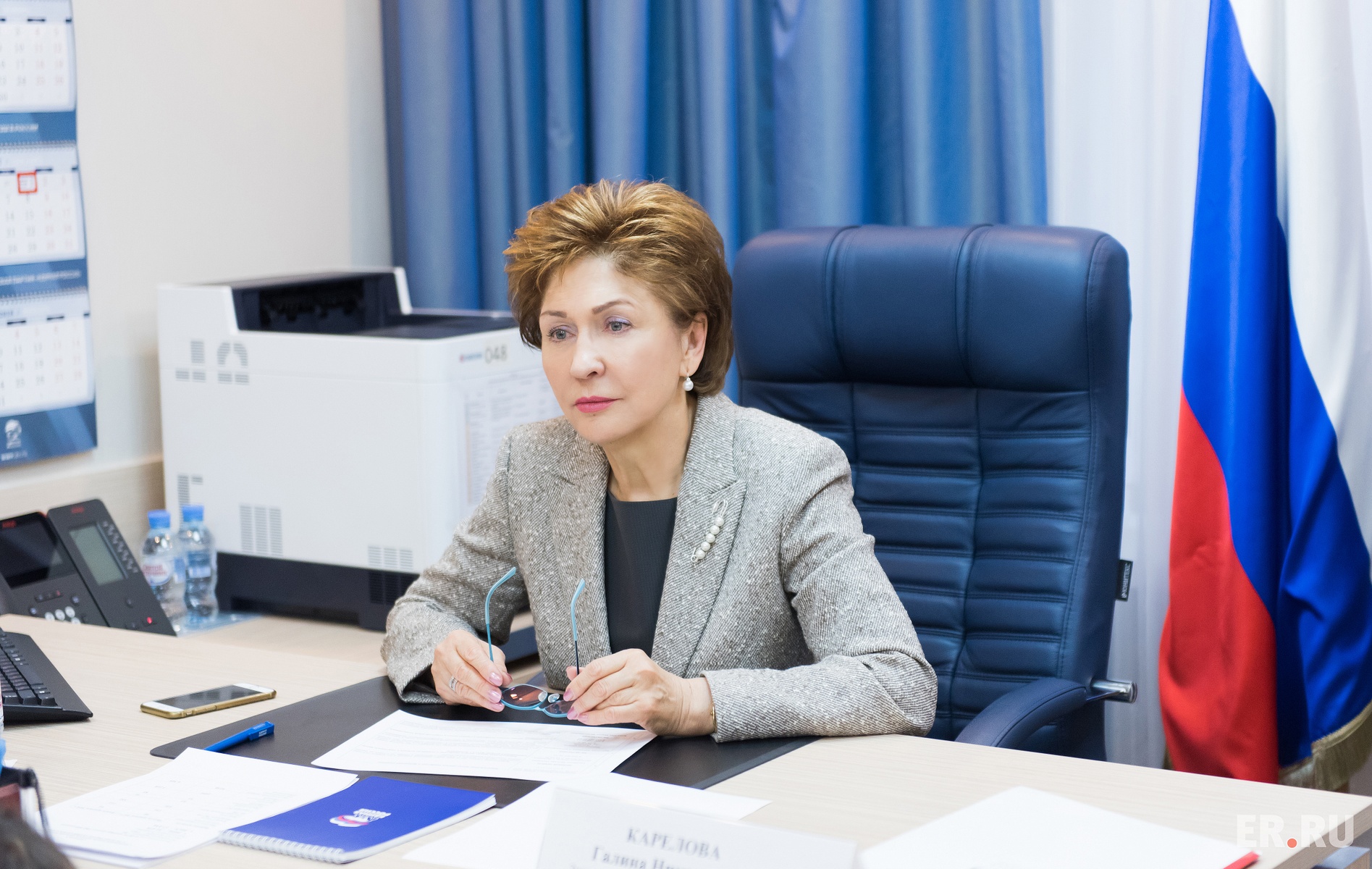  Галина Карелова провела прием граждан в Центральной общественной приемной Партии