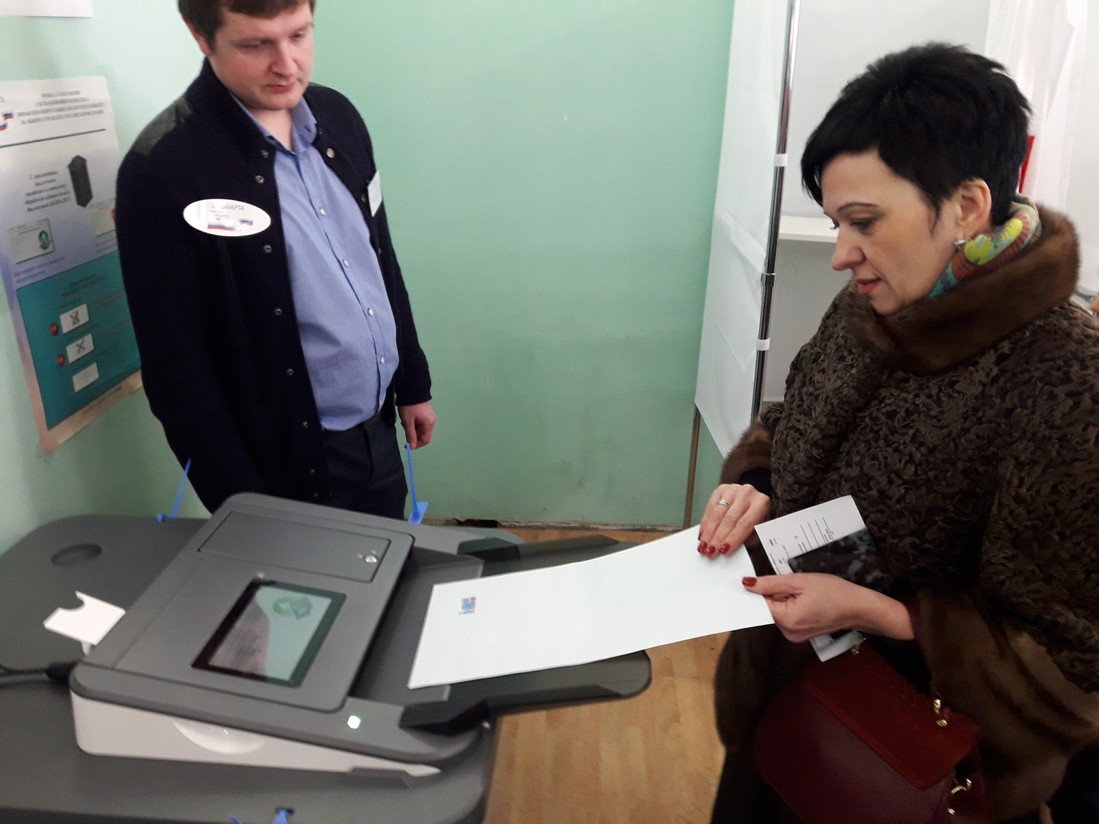 Валентина Миронова проголосовала на выборах Президента РФ в Брянской области