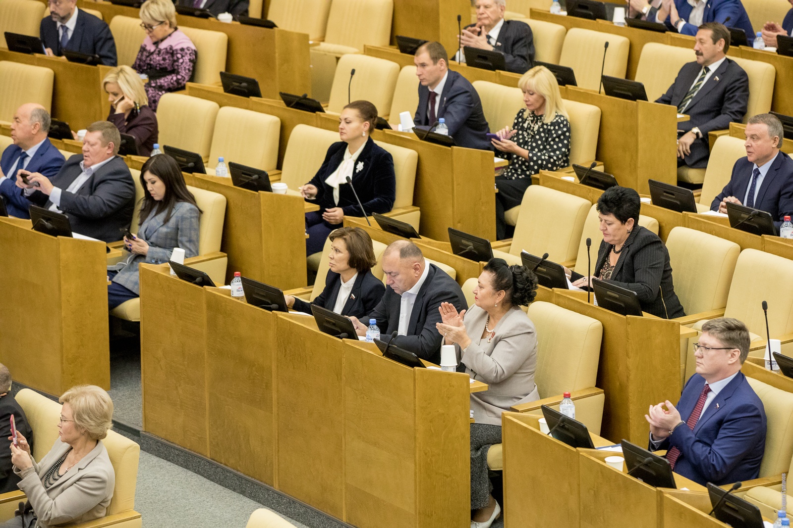   Госдума приняла проект федерального бюджета на 2019-2021 годы. Фото: er-duma.ru