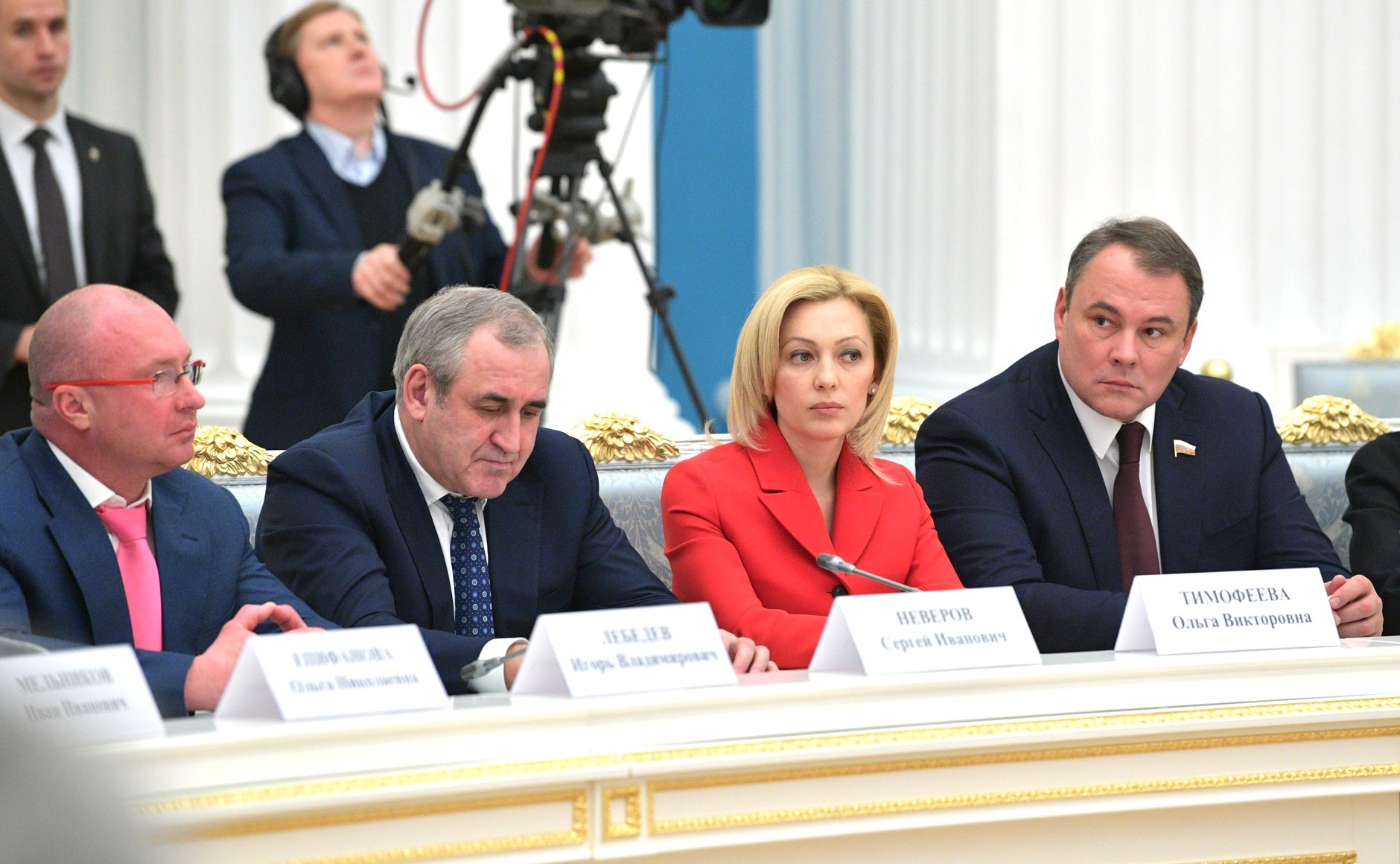  Встреча Президента РФ Владимира Путина с руководством Государственной Думы и Совета Федерации РФ. Фото: Сергей Савостьянов/ТАСС