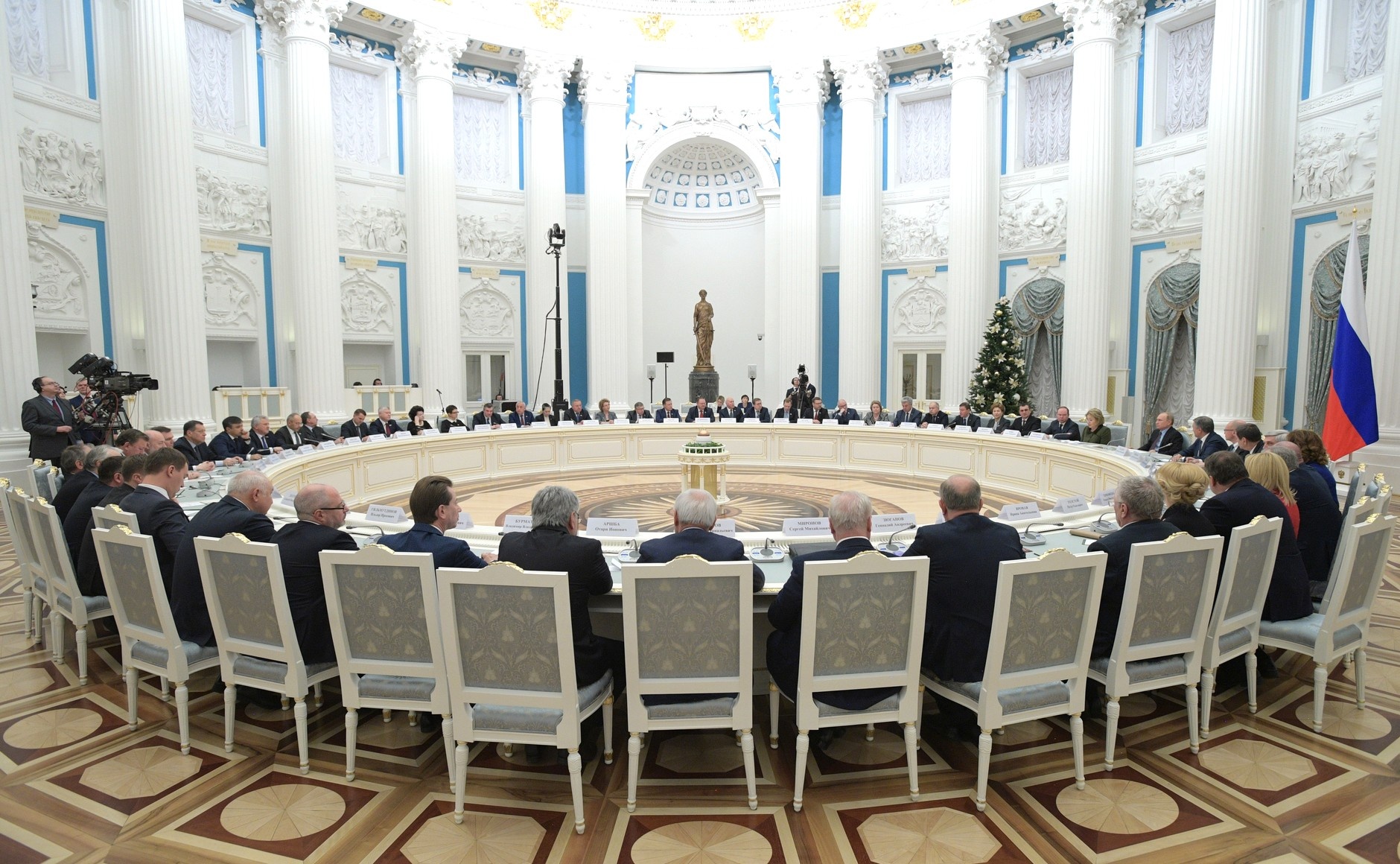 Встреча Президента РФ Владимира Путина с руководством Государственной Думы и Совета Федерации РФ