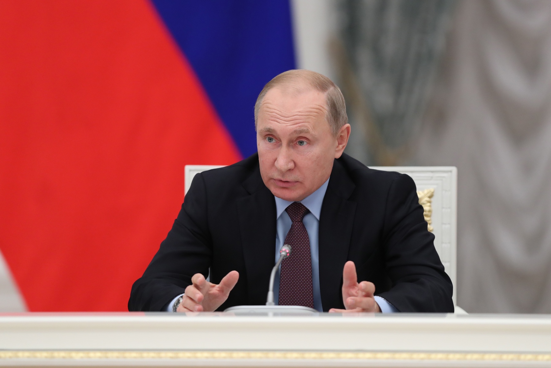  Встреча Президента РФ Владимира Путина с руководством Государственной Думы и Совета Федерации РФ. Фото: Алексей Дружинин/пресс-служба Президента РФ