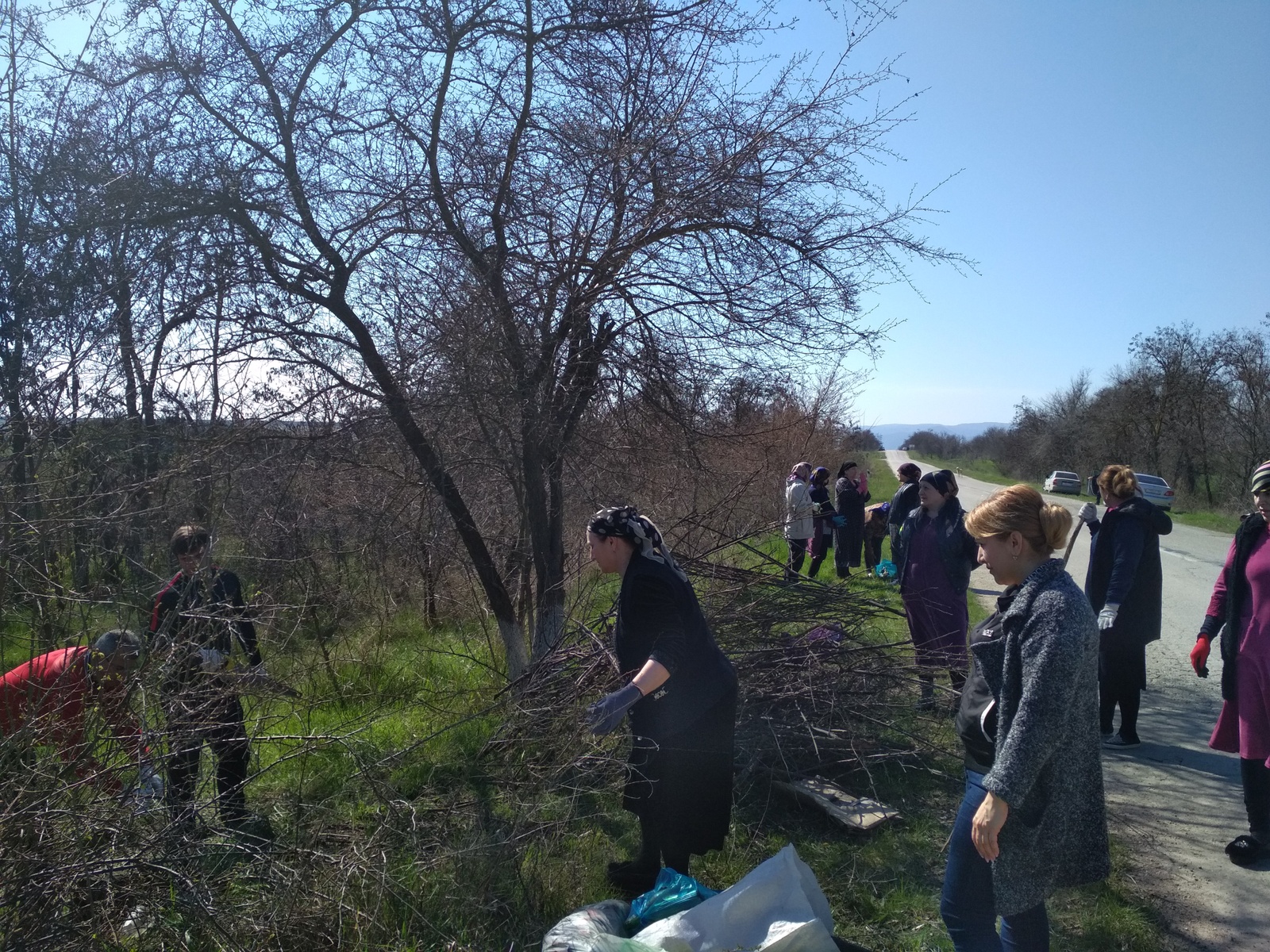 Более 70 партийцев приняли участие в субботнике в селе Сергокала Дагестана