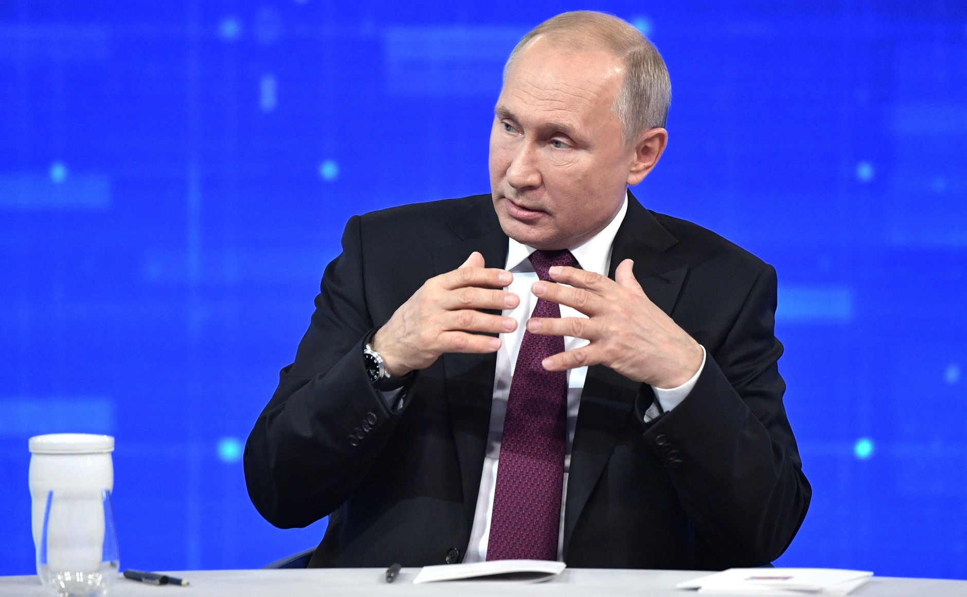  Ежегодная специальная программа «Прямая линия с Владимиром Путиным». Фото: kremlin.ru