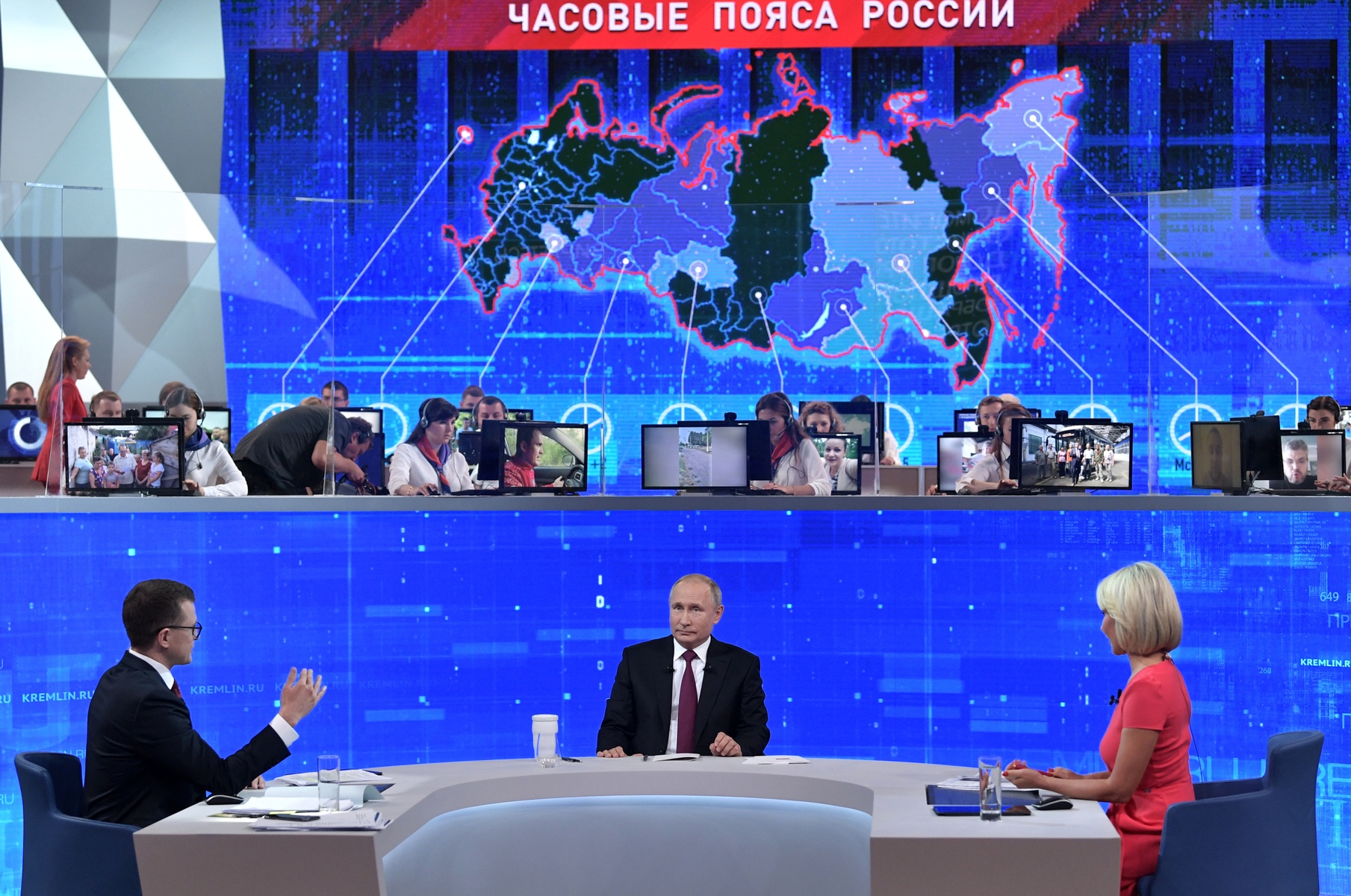  Ежегодная специальная программа «Прямая линия с Владимиром Путиным»