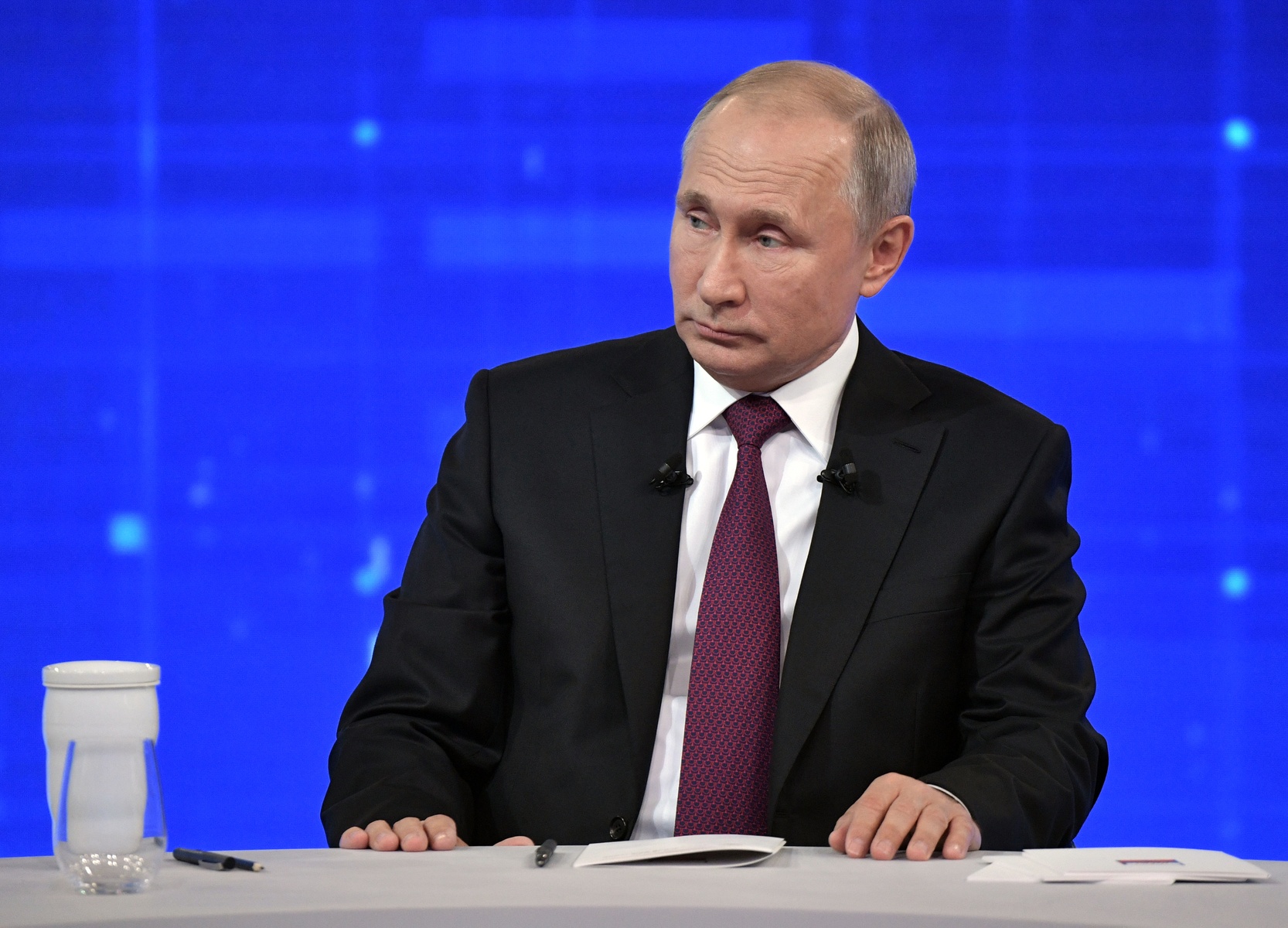  Ежегодная специальная программа «Прямая линия с Владимиром Путиным». Фото: Алексей Никольский/РИА Новости