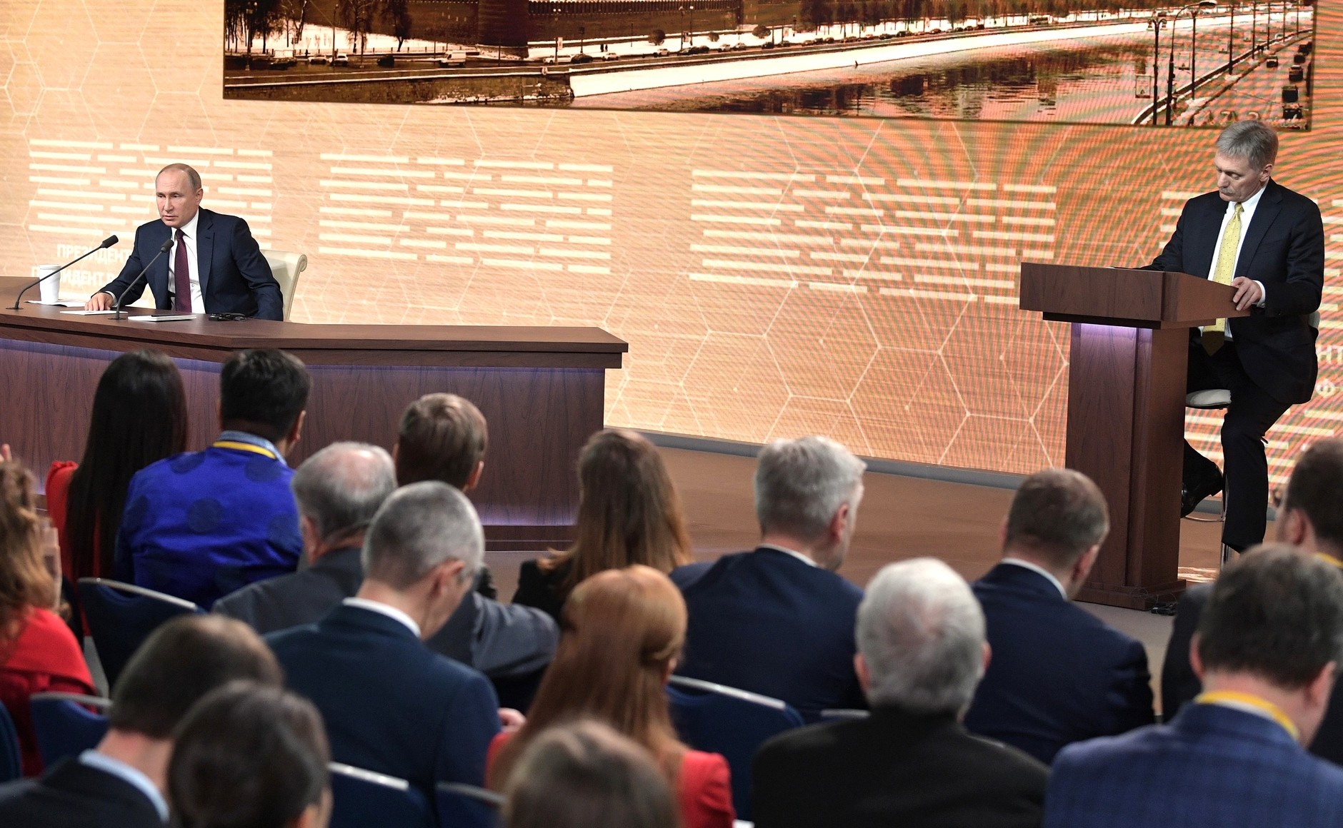     Ежегодная большая пресс-конференция Владимира Путина. Фото: kremlin.ru