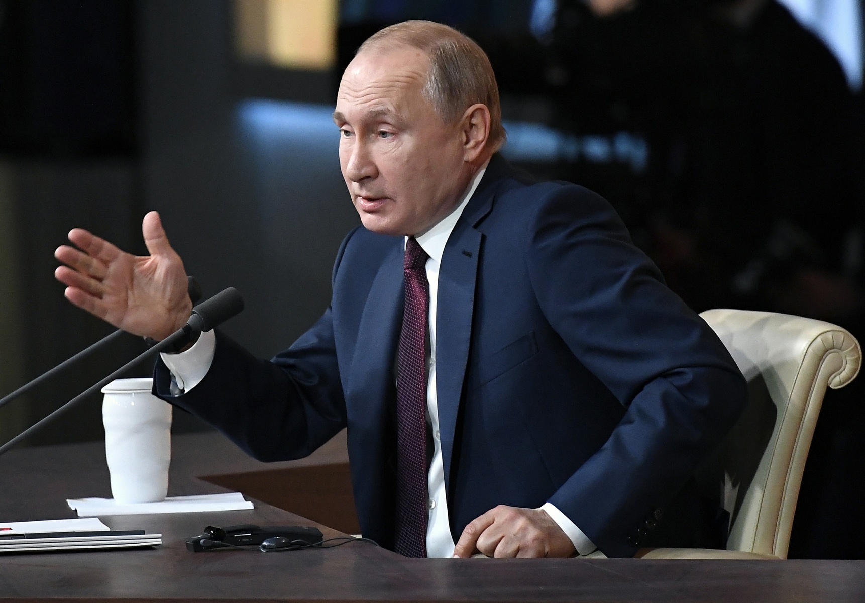    Ежегодная большая пресс-конференция Владимира Путина. Фото: Екатерина Чеснокова/РИА Новости