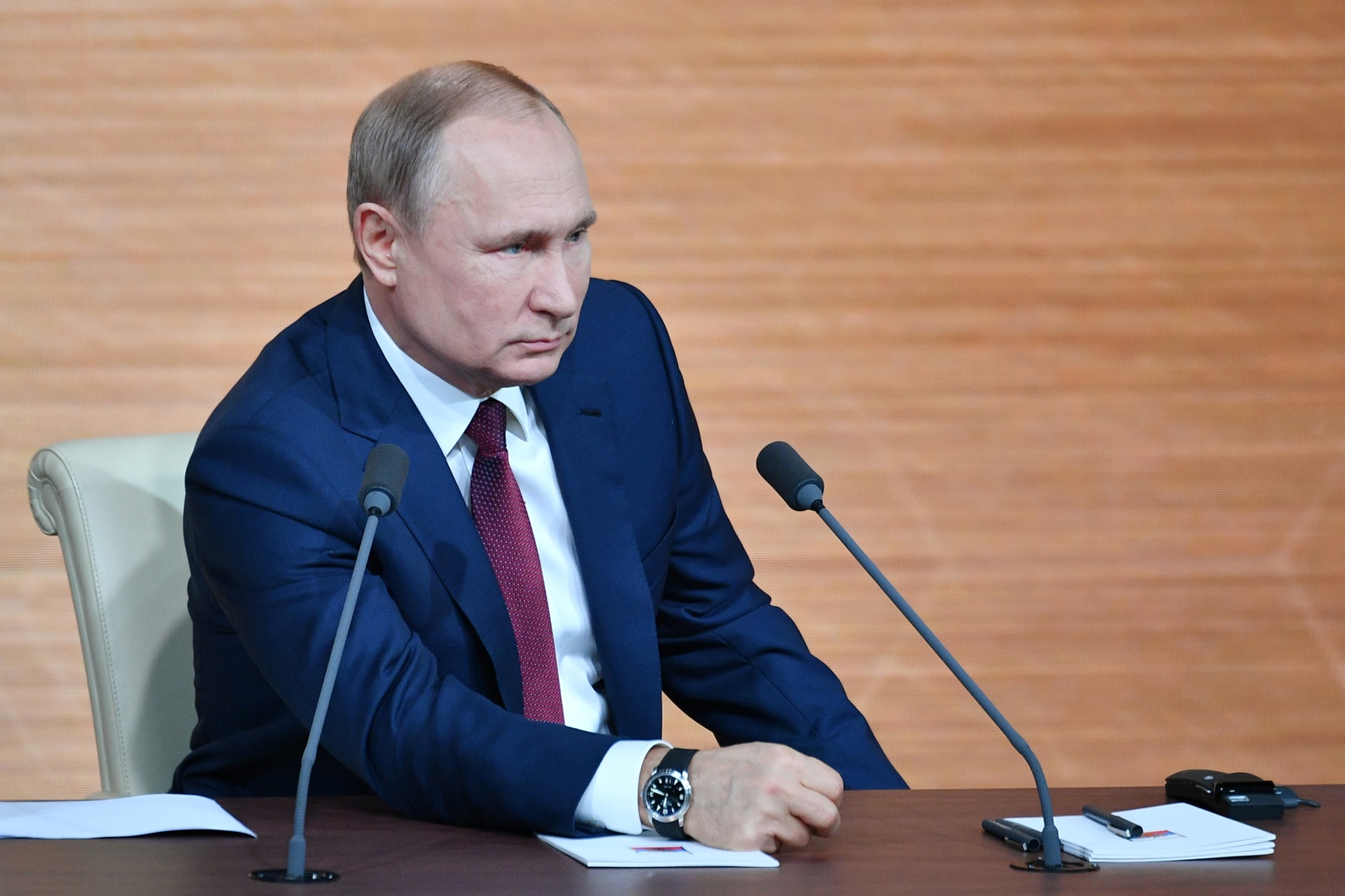   Ежегодная большая пресс-конференция Владимира Путина. Фото: Александр Вильф/РИА Новости