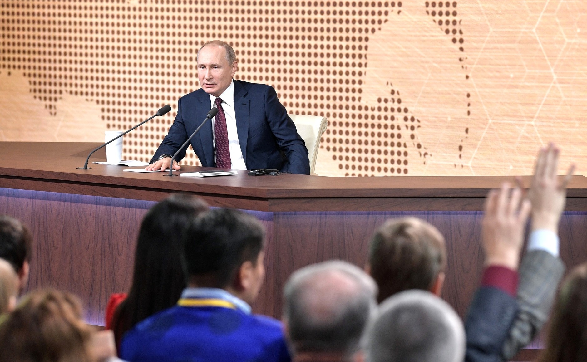     Ежегодная большая пресс-конференция Владимира Путина. Фото: kremlin.ru