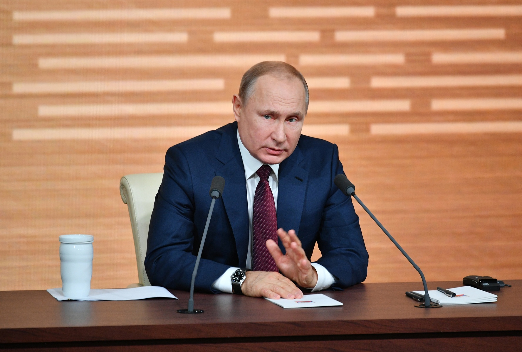  Ежегодная большая пресс-конференция Владимира Путина. Фото: Александр Вильф/РИА Новости
