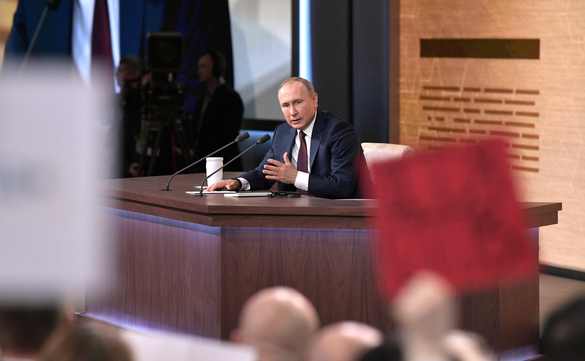     Ежегодная большая пресс-конференция Владимира Путина. Фото: kremlin.ru