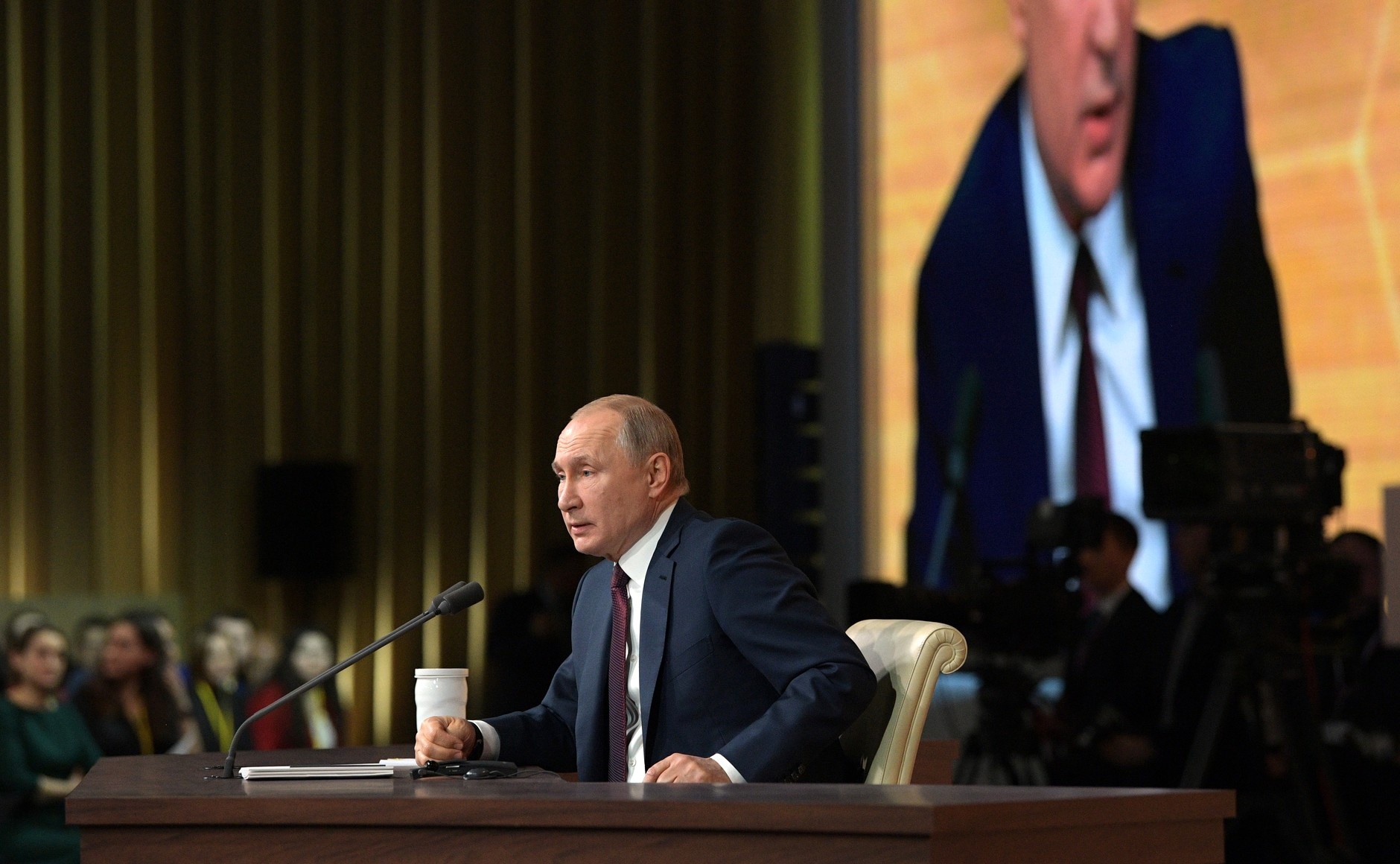     Ежегодная большая пресс-конференция Владимира Путина. Фото: kremlin.ru