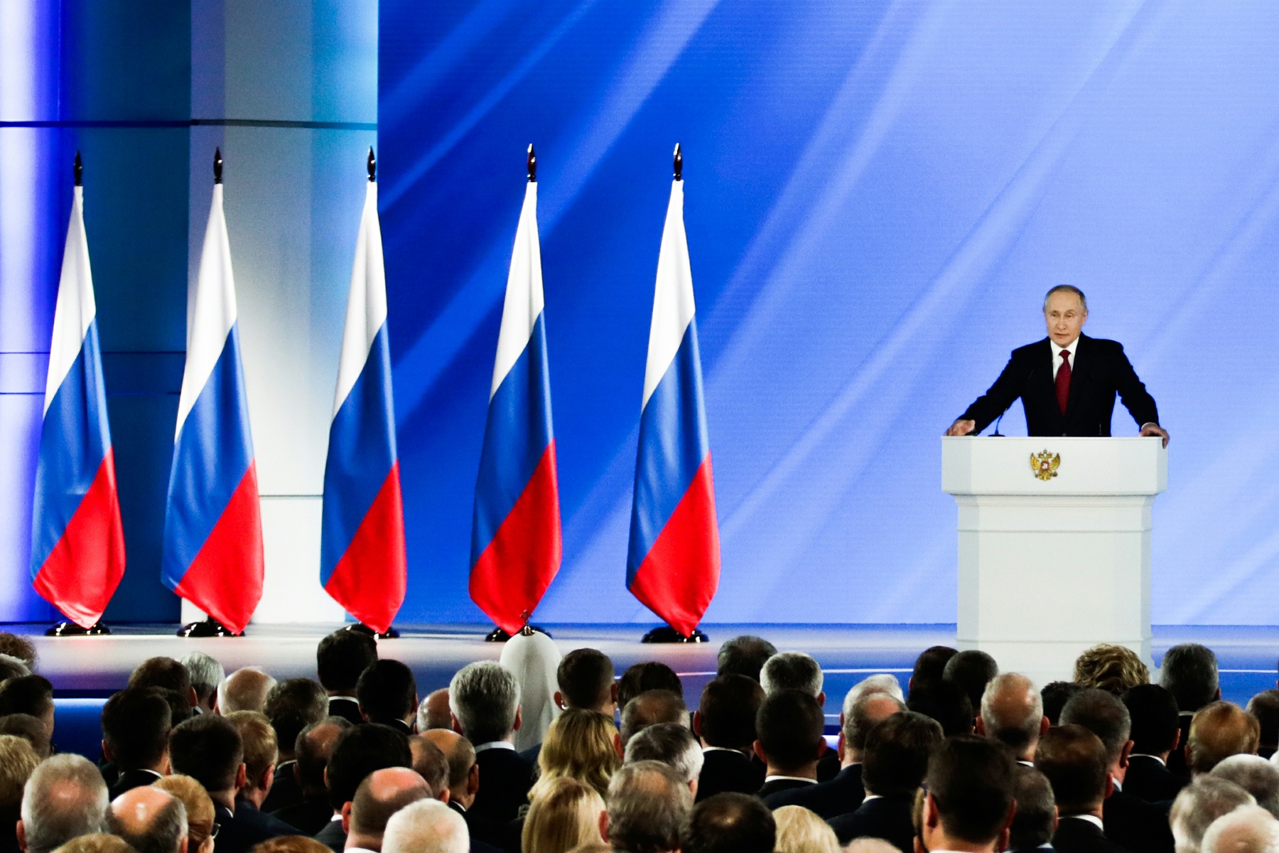 Ежегодное послание Президента России Владимира Путина Федеральному Собранию