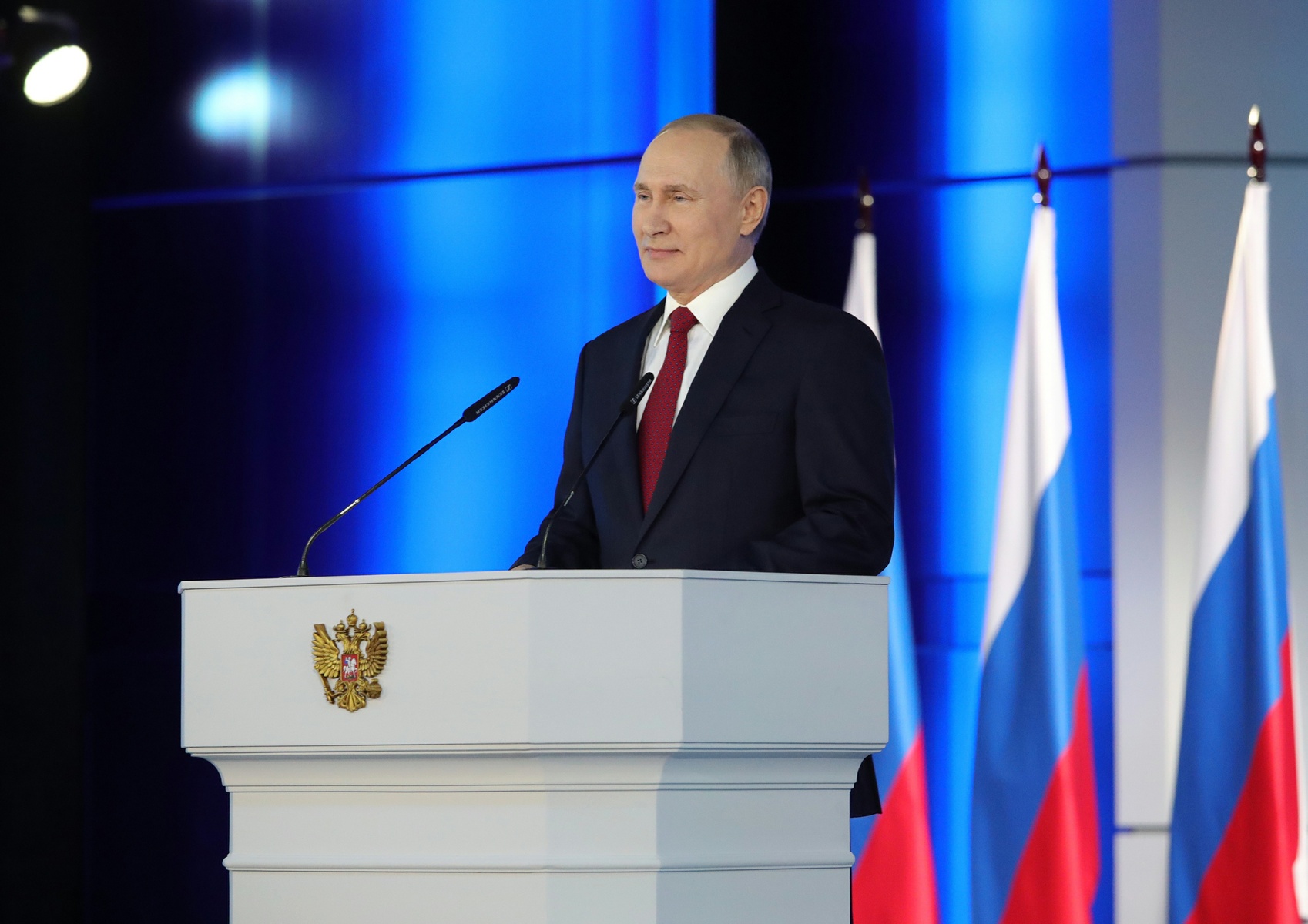   Ежегодное послание Президента России Владимира Путина Федеральному Собранию. Фото: Михаил Климентьев/РИА Новости