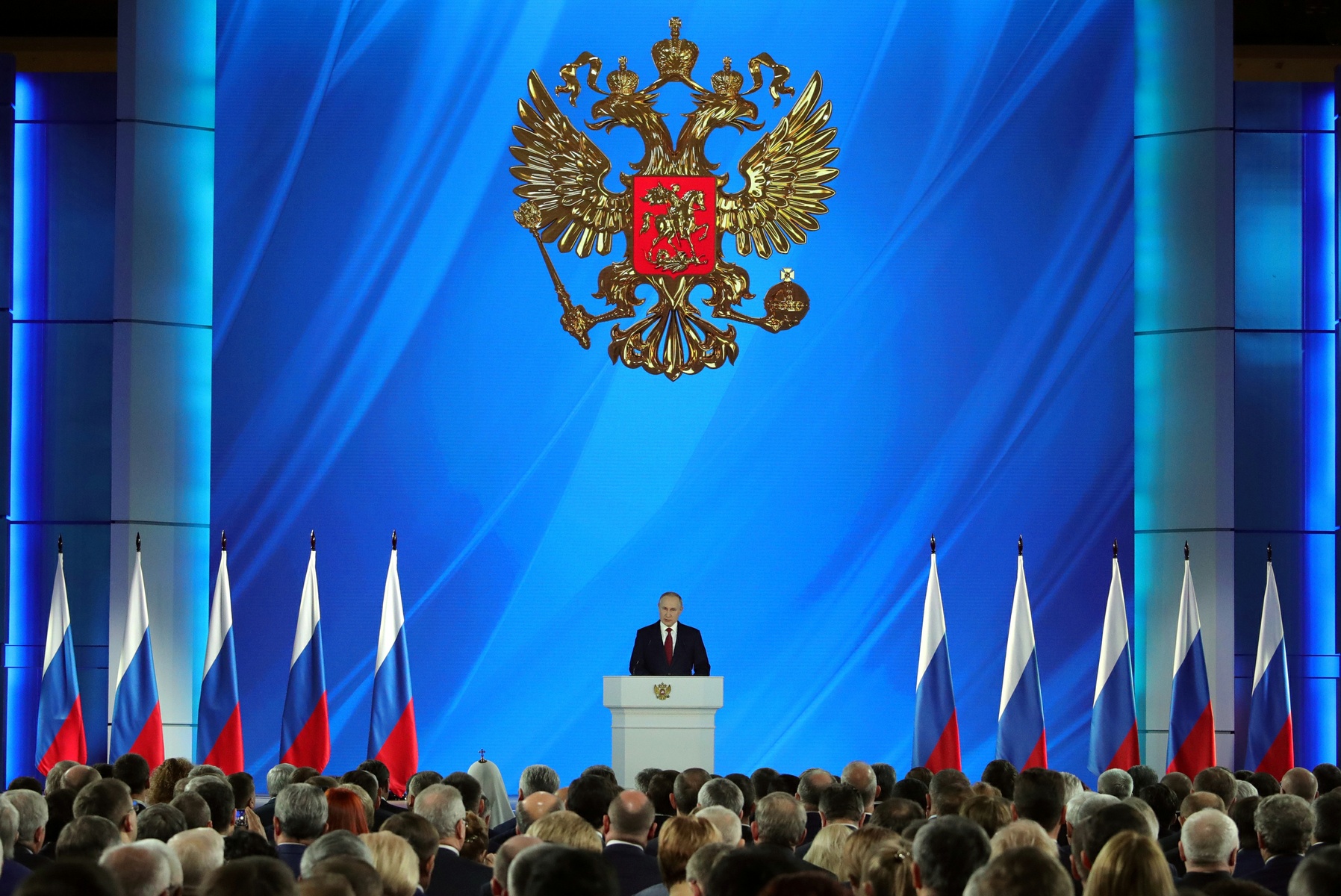  Ежегодное послание Президента России Владимира Путина Федеральному Собранию. Фото: Михаил Климентьев/РИА Новости